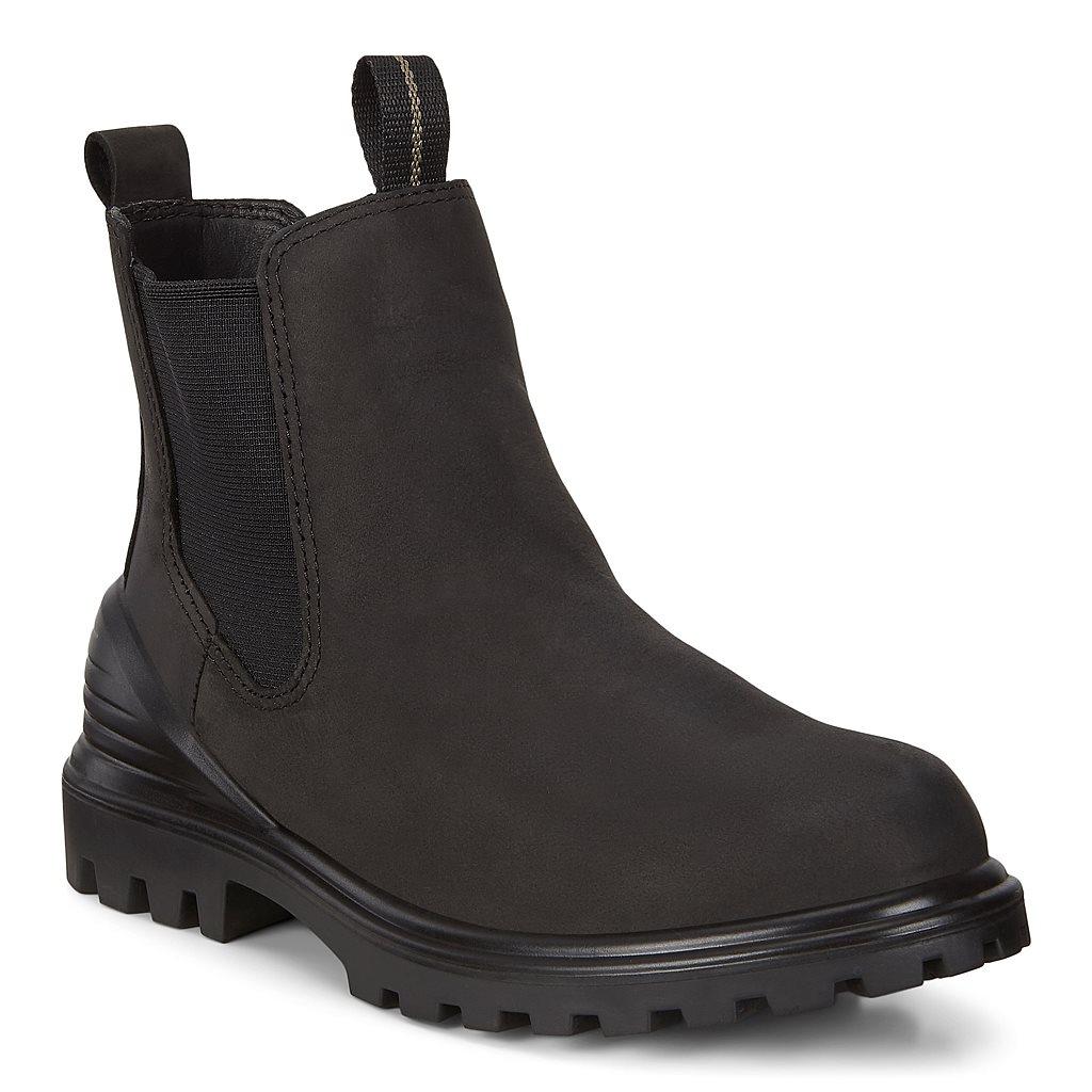 Ecco Tredtray K Boys Chelsea Boots In Black Online - India DYF-609358